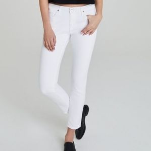 AG Adriano Goldschmied white jeans